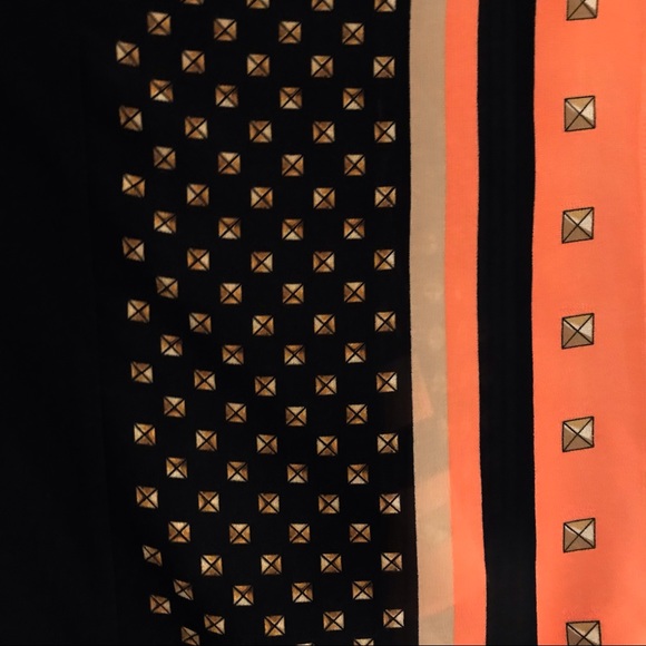 MICHAEL Michael Kors scarf print drape front lightweight cardigan - Picture 5 of 5